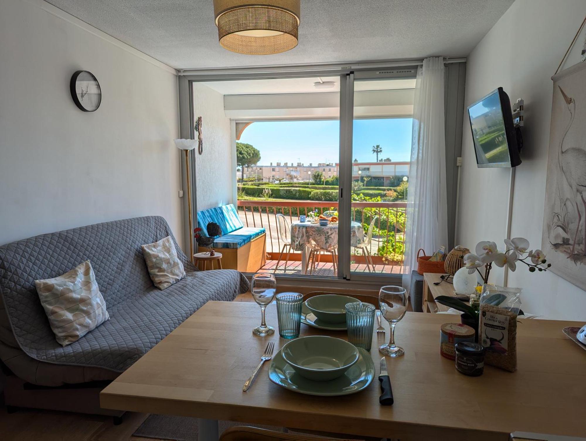 Sol-Y-Days Canastel, Studio Avec Coin Couchage, Quartier Du Boucanet Proche Commerces Et Plage 르그로뒤후아 외부 사진